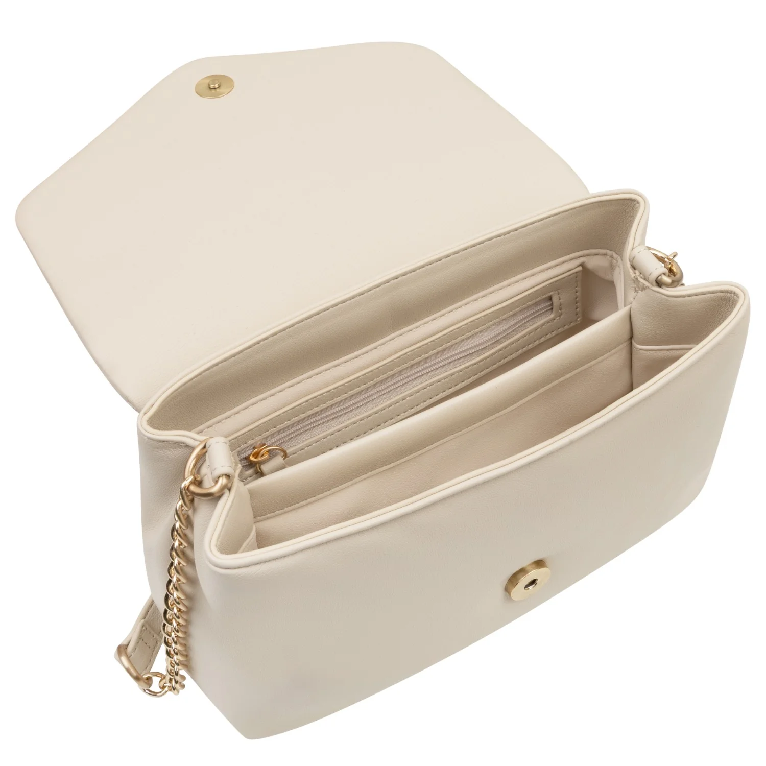 Valentino Bags Stella Ecru Shoulder Bag VBS9AK09ECRU - Image 3