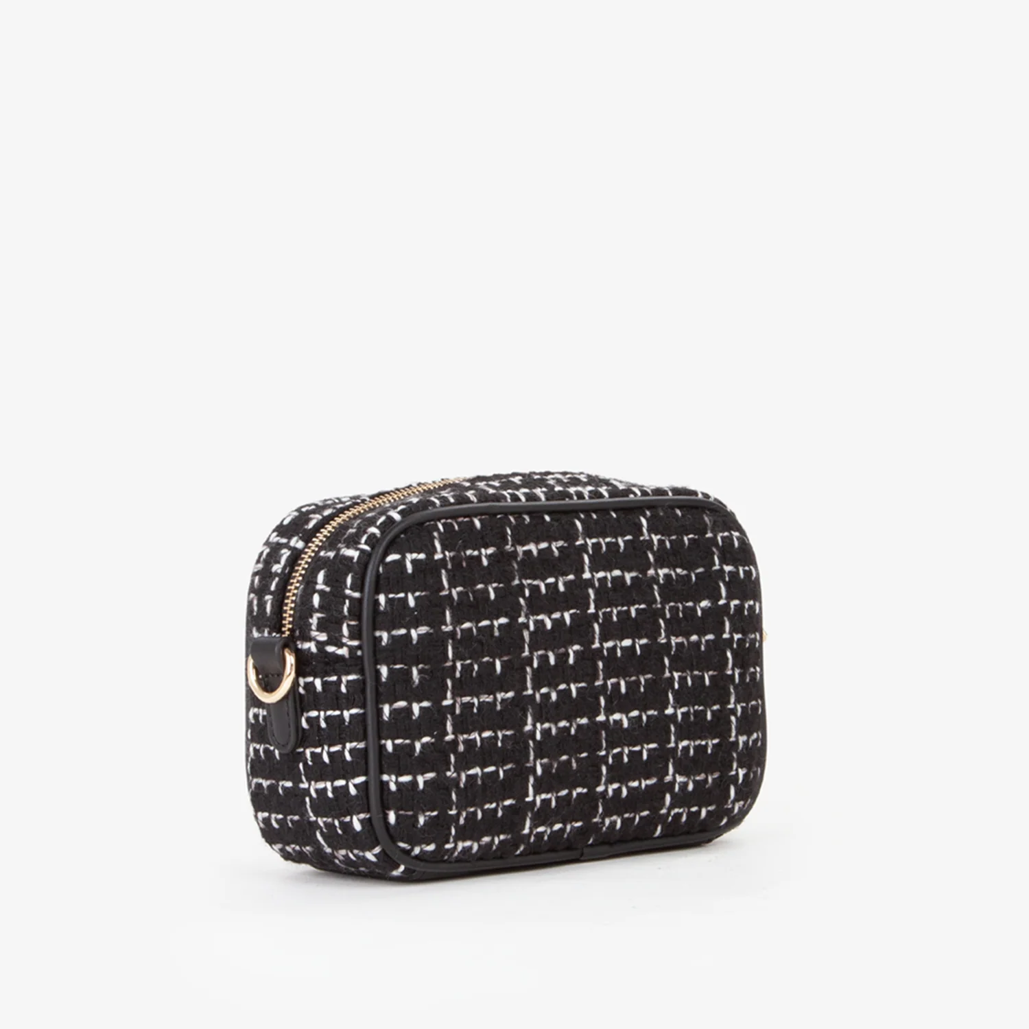 Valentino Bags Tweed Multi-coloured Crossbody bag VBS9JP51NERO/MULTI - Image 4