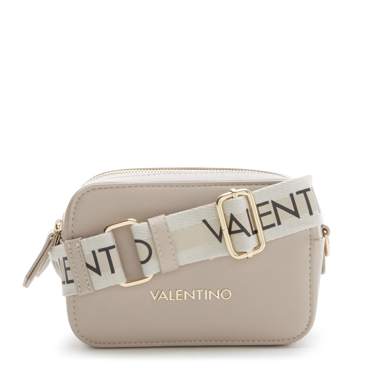 Valentino Bags Zero Beige Crossbody Bag VBS7B306BEIGE - Image 2