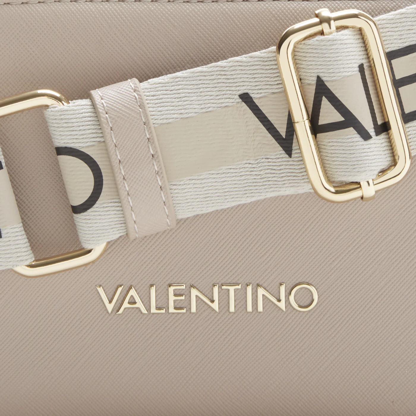 Valentino Bags Zero Beige Crossbody Bag VBS7B306BEIGE - Image 4