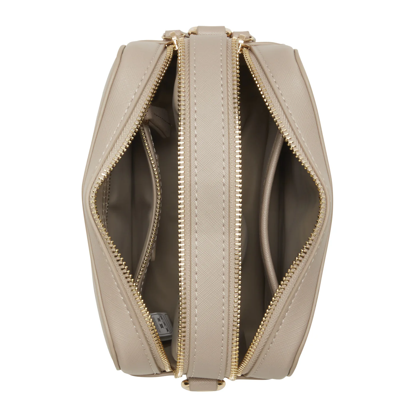 Valentino Bags Zero Beige Crossbody Bag VBS7B306BEIGE - Image 5