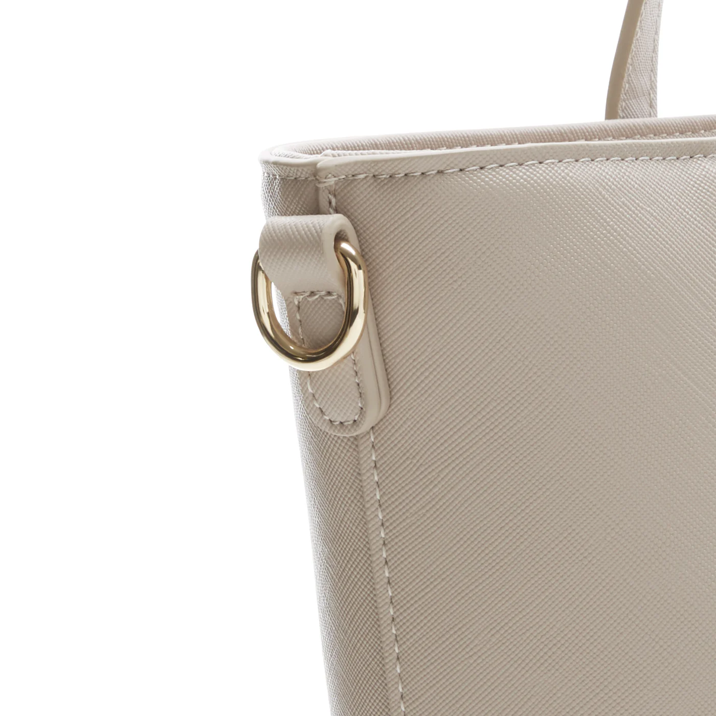 Valentino Bags Zero Beige Shopper VBS7B301BEIGE - Image 4