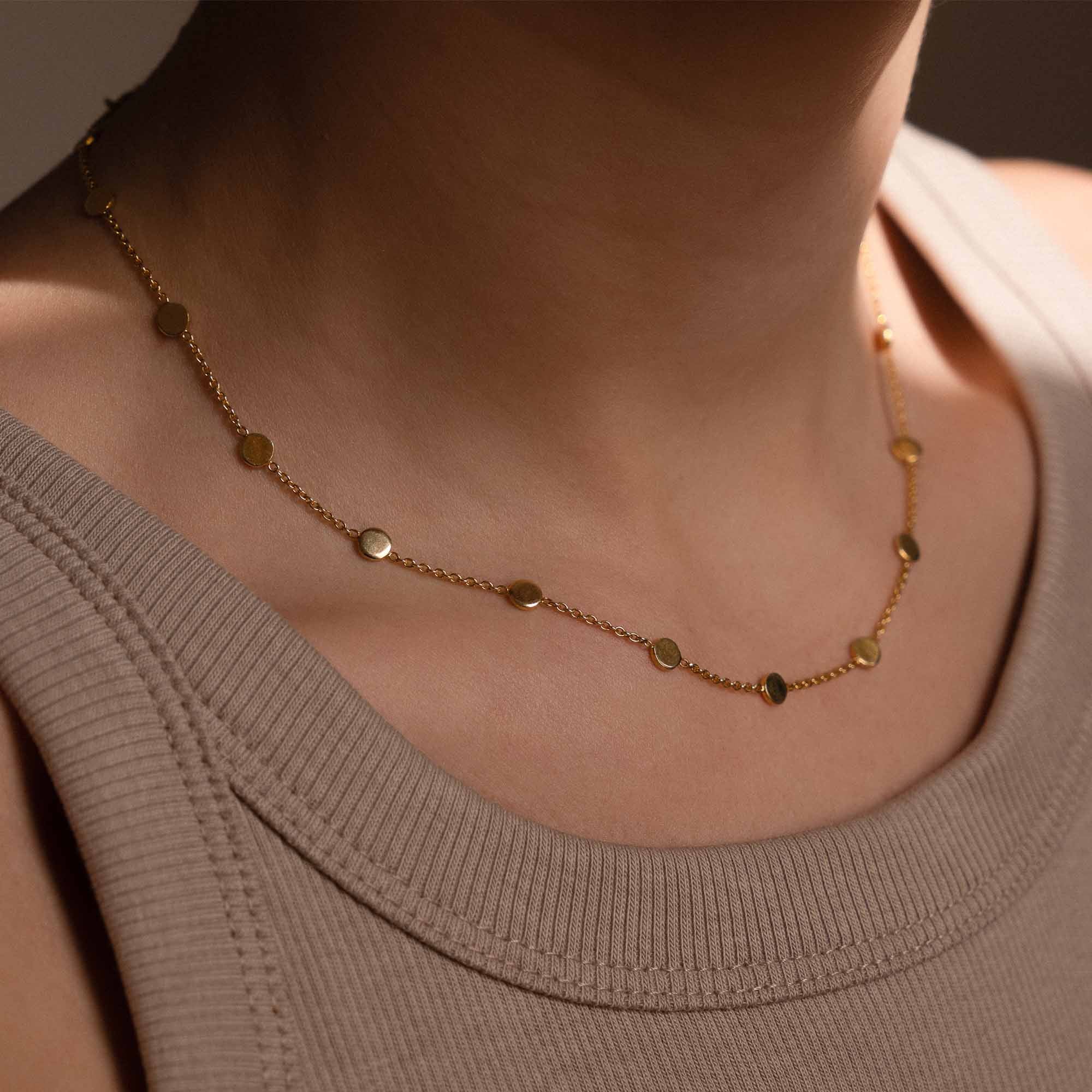 Violet Hamden 925 Sterling Silver Gold-coloured Choker VH15001 - Image 2