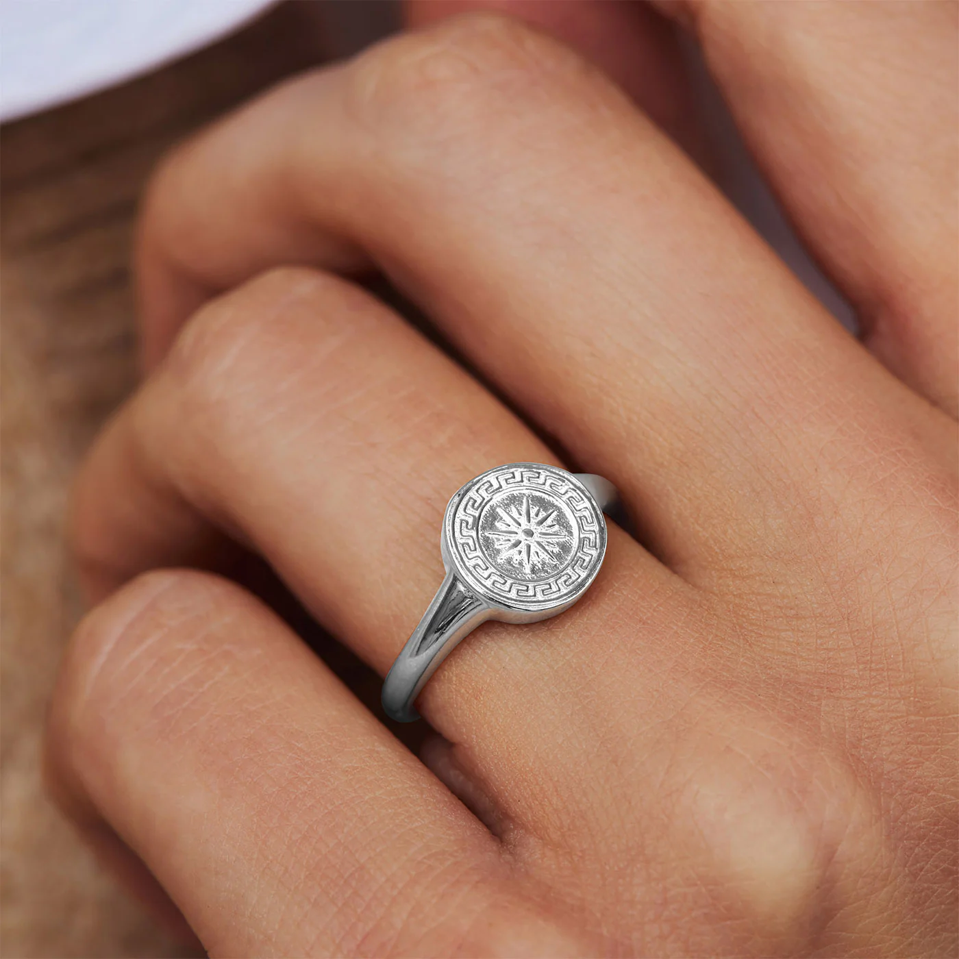 Violet Hamden Athens Agora 925 Sterling Zilveren Ring VH330006 (Maat:48 ) - Image 3
