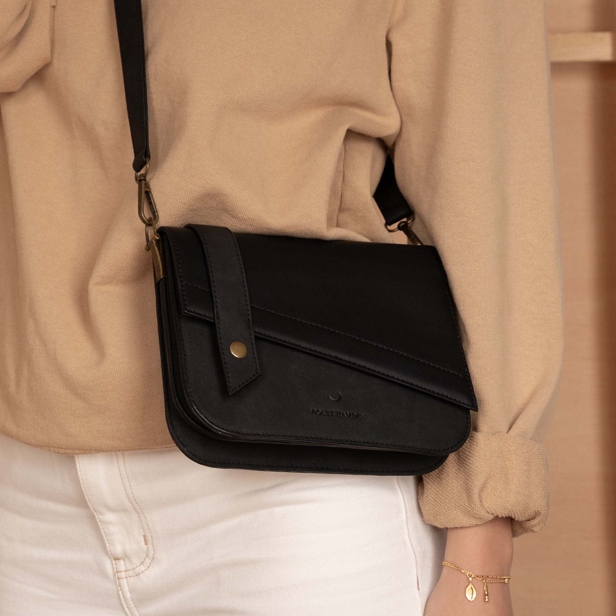 Violet Hamden Essential Bag Black Crossbody bag VH22017 - Image 2