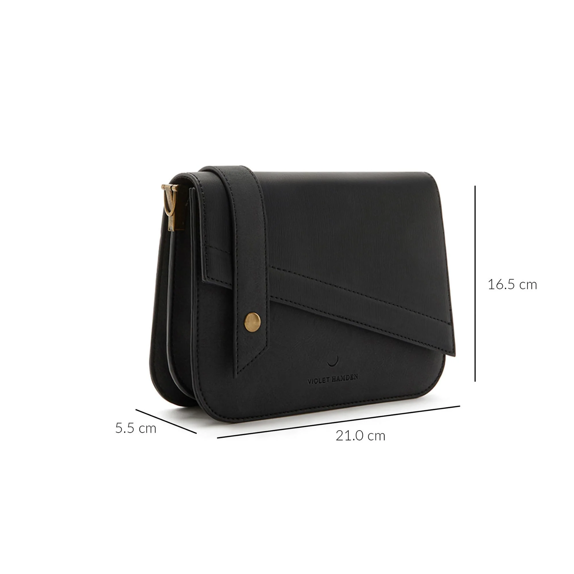 Violet Hamden Essential Bag Black Crossbody bag VH22017 - Image 9