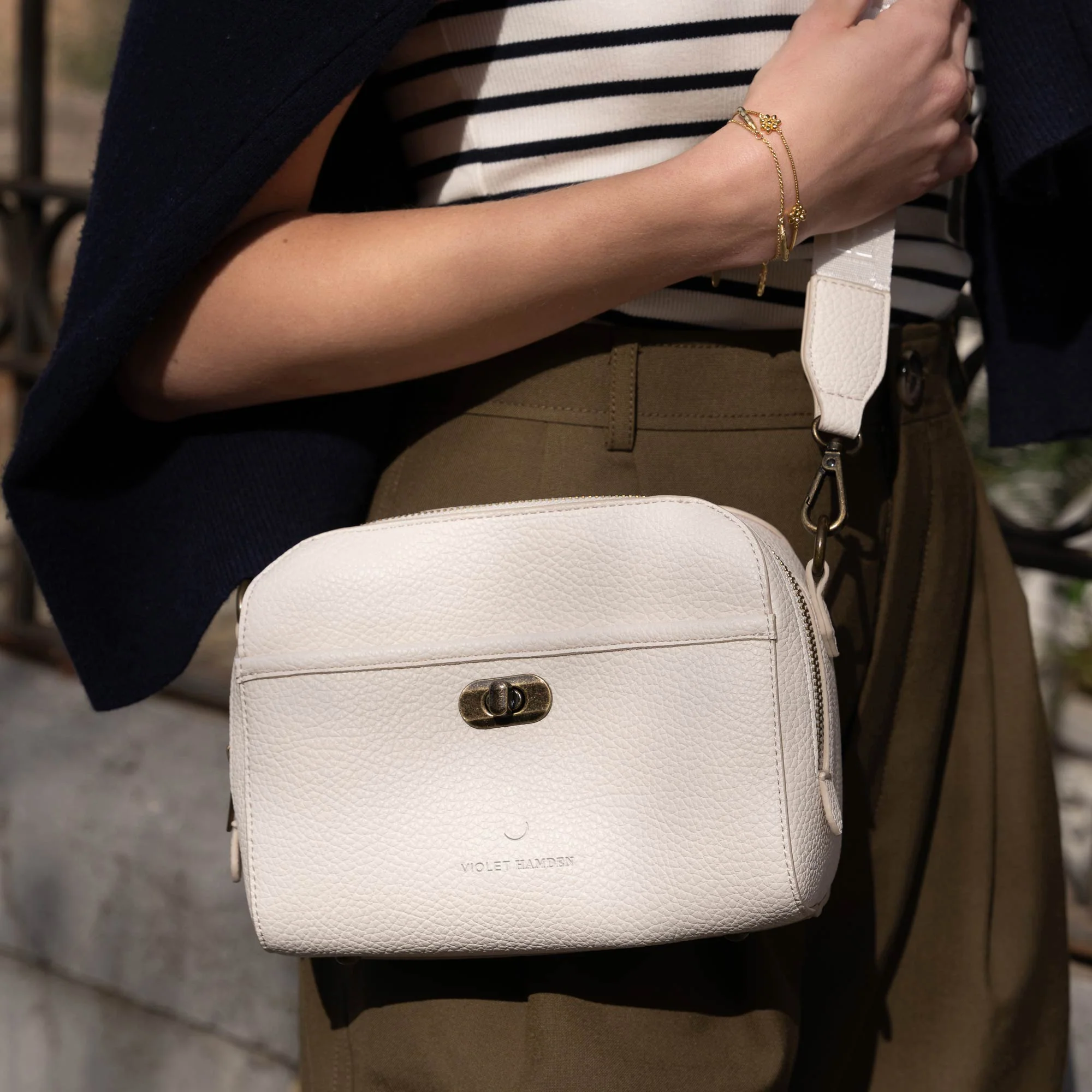 Violet Hamden Essential Bag Crème Crossbody bag VH22044 - Image 3