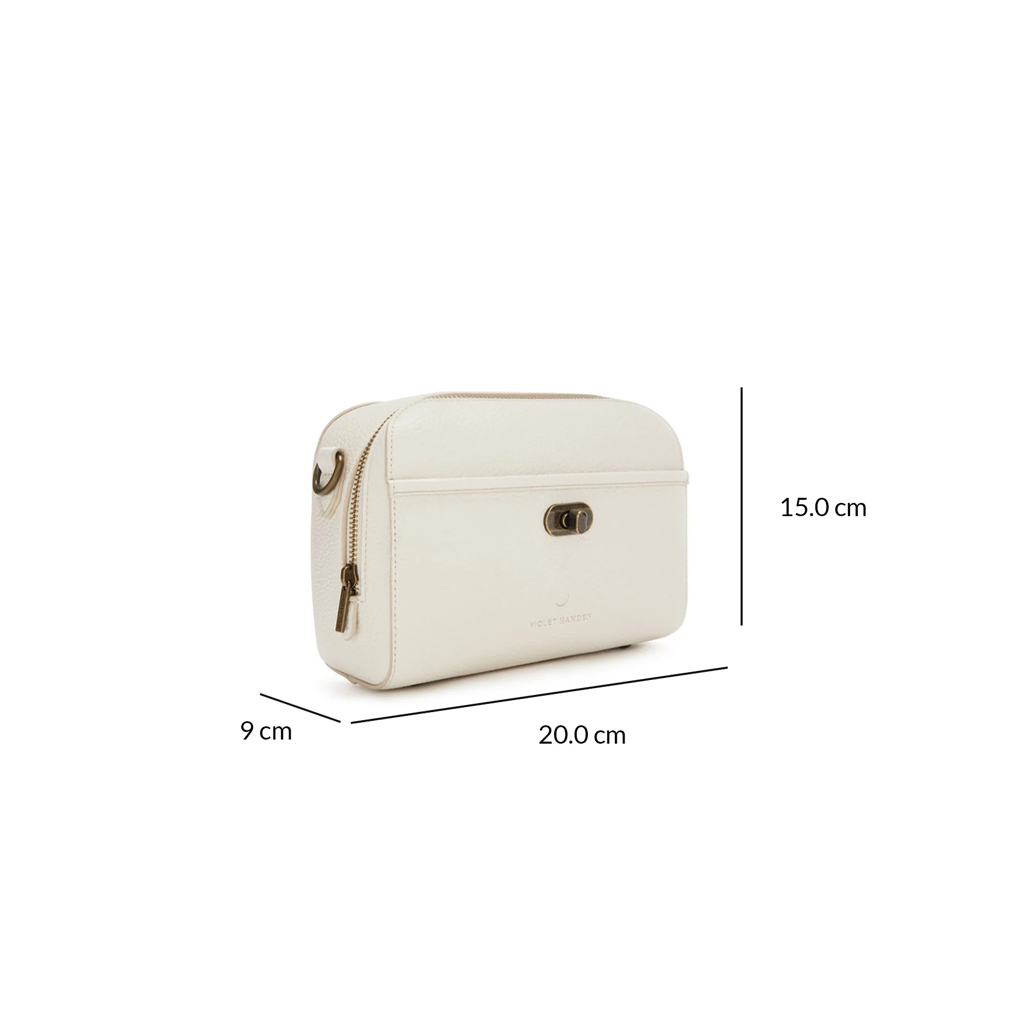 Violet Hamden Essential Bag Crème Crossbody bag VH22044 - Image 8