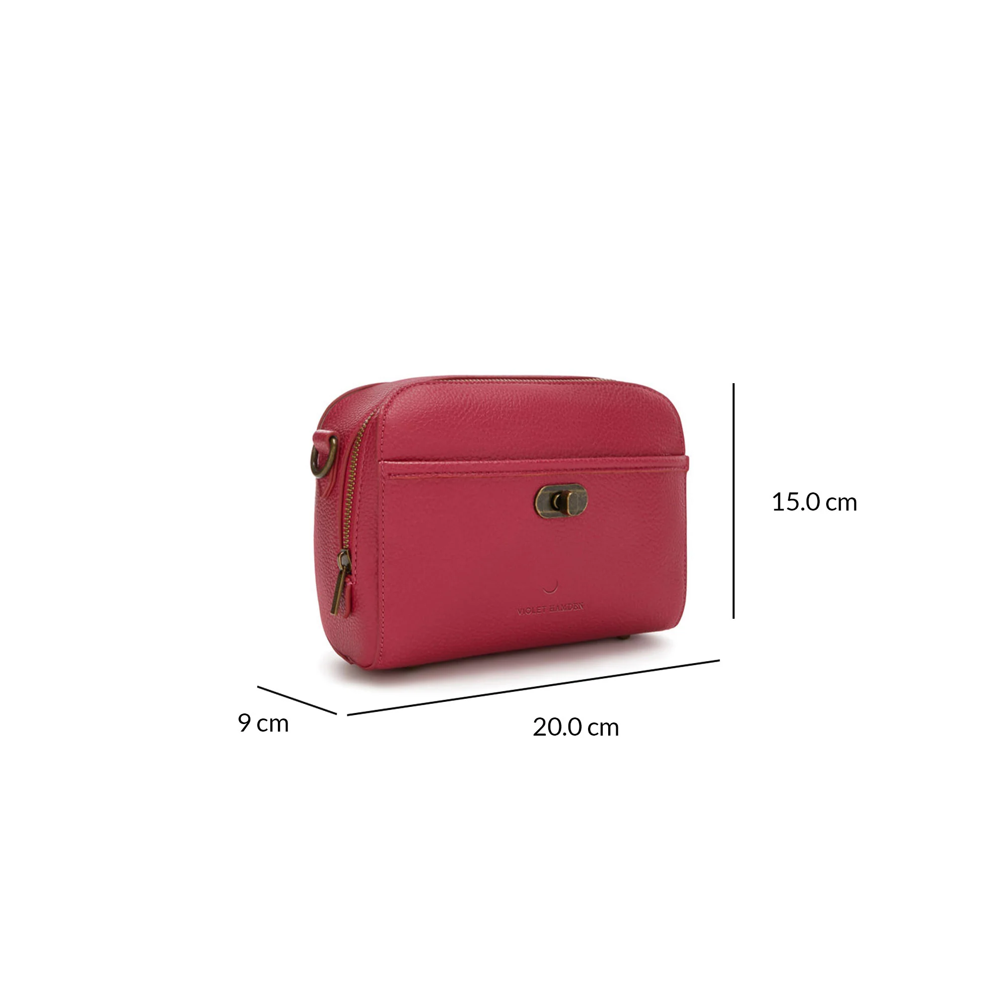 Violet Hamden Essential Bag Fuchsia Crossbody bag VH22042 - Image 7