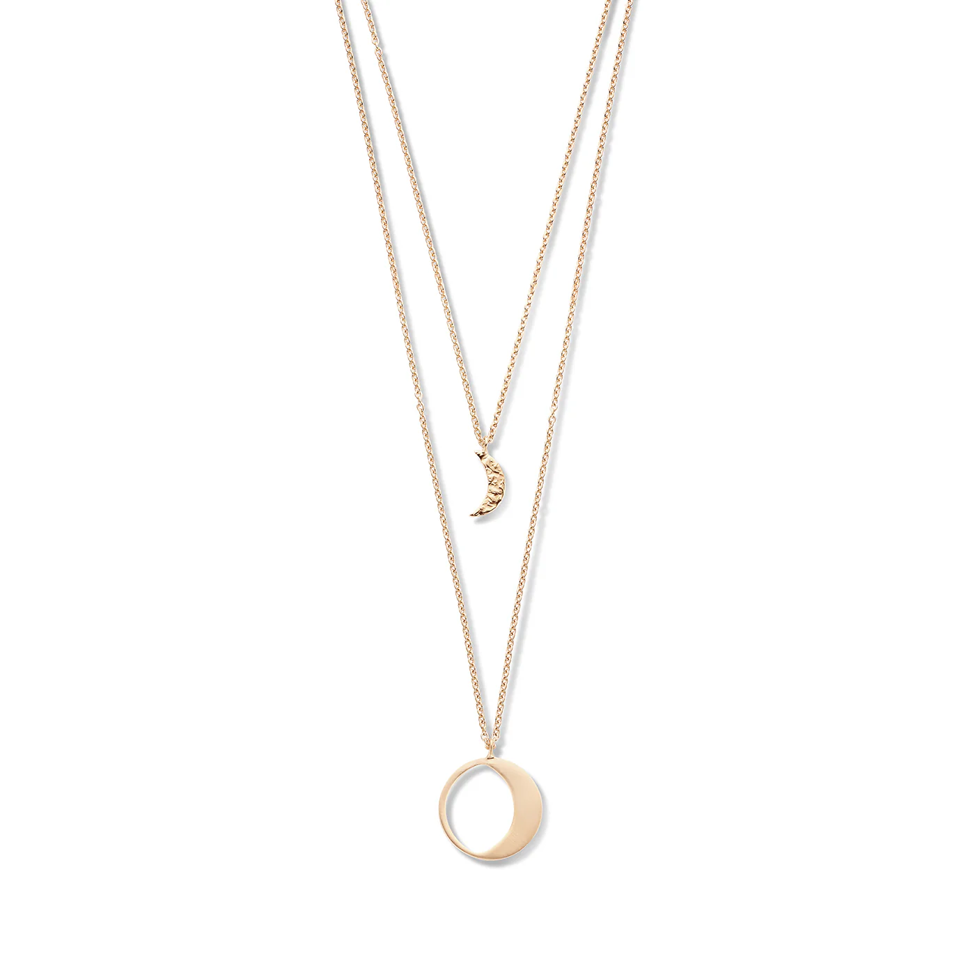 Violet Hamden Luminous Luna Rosegold Necklace VH10105 (Adjustable between 40-50 cm)