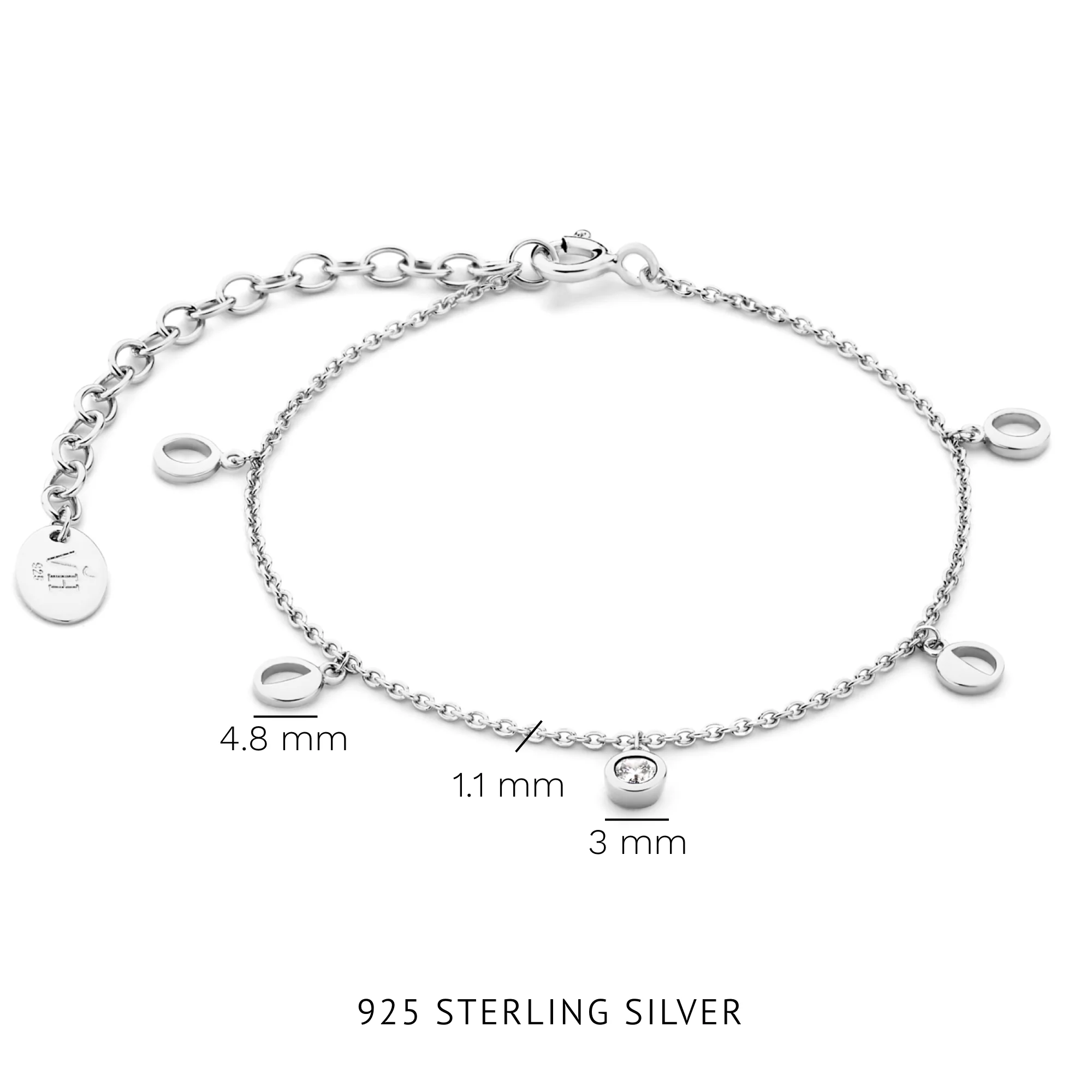 Violet Hamden Luna 925 Sterling Silver Bracelet VH320032 - Image 3