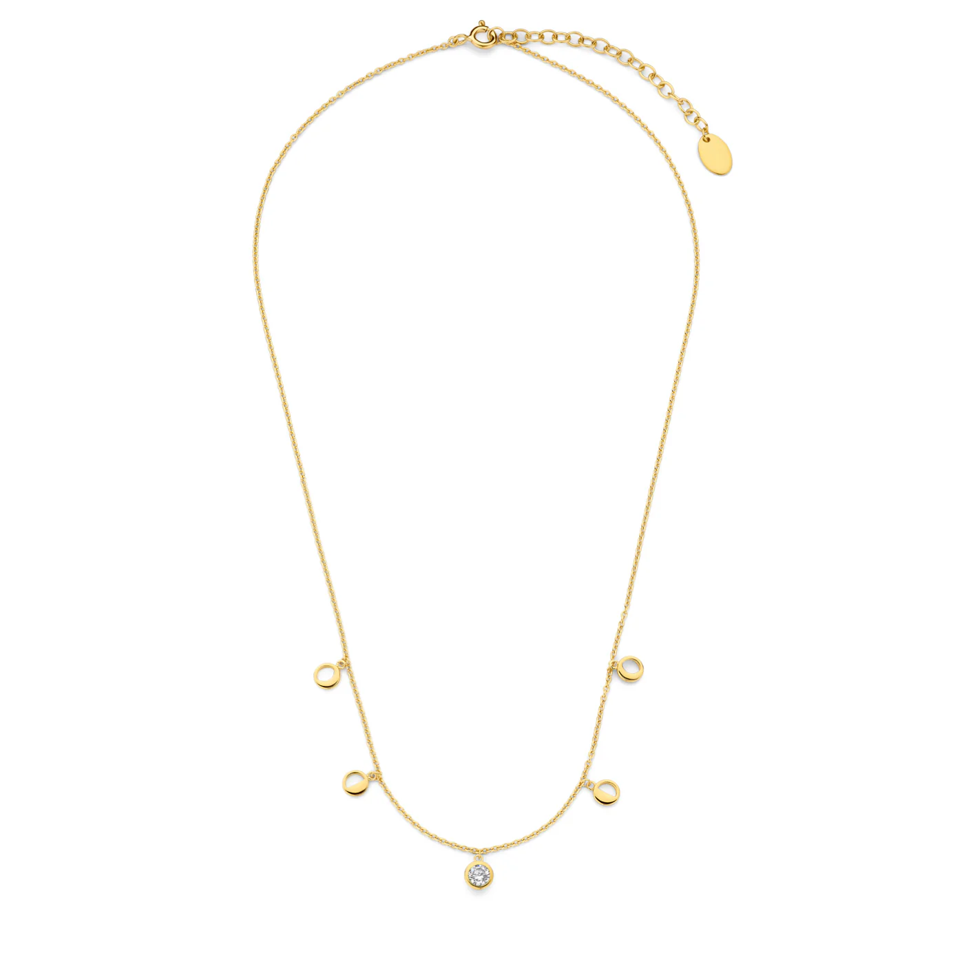 Violet Hamden Luna 925 Sterling Silver Gold Plated Necklace VH340040 - Image 4
