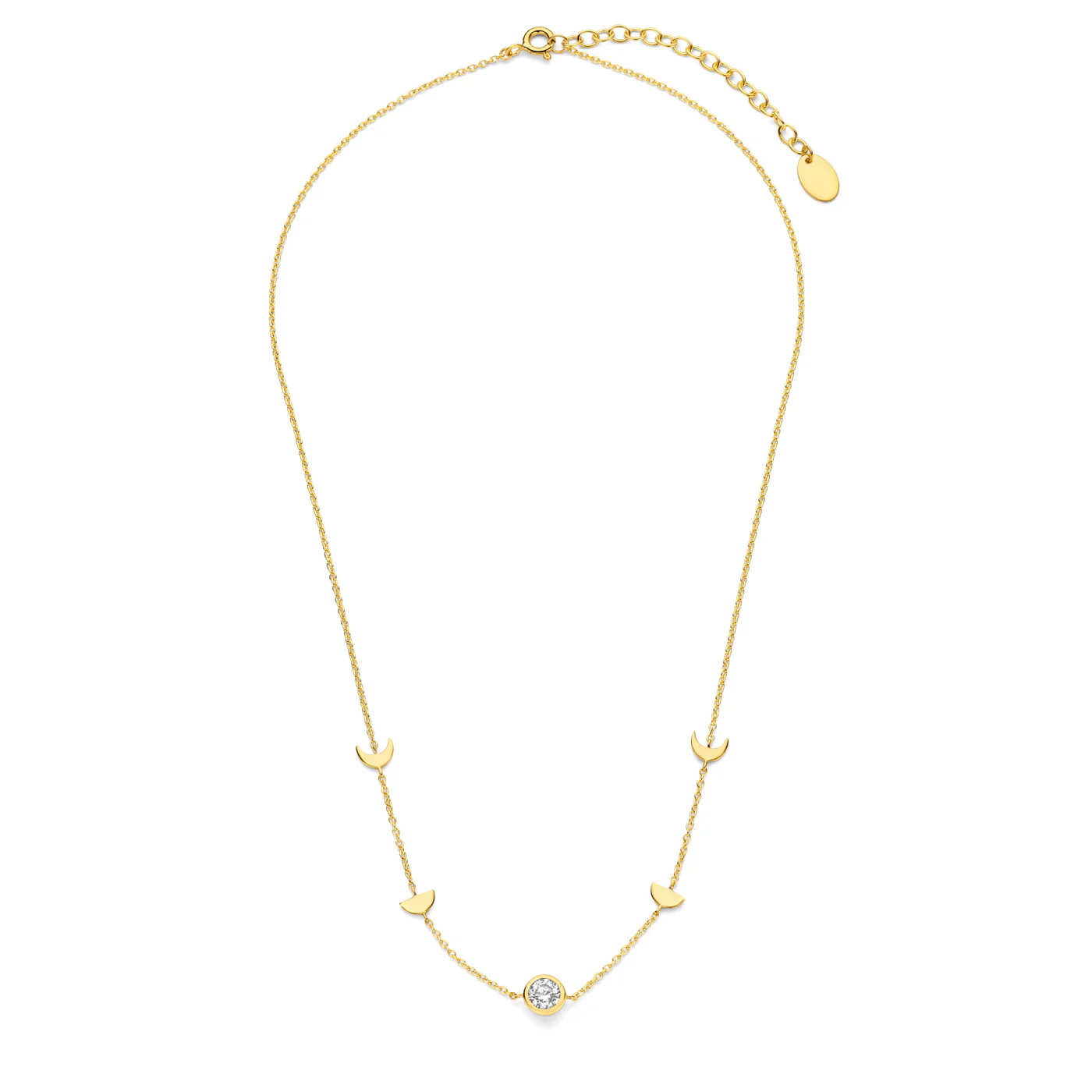 Violet Hamden Luna 925 Sterling Silver Gold Plated Necklace VH340044 - Image 3