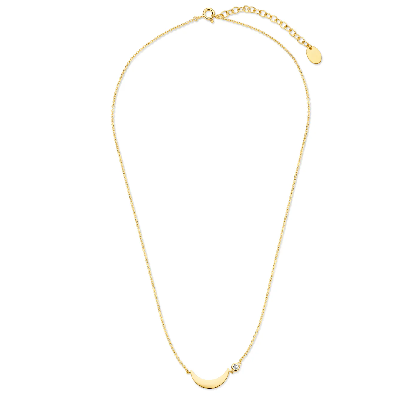 Violet Hamden Luna 925 Sterling Silver Gold Plated Necklace VH340046 - Image 4