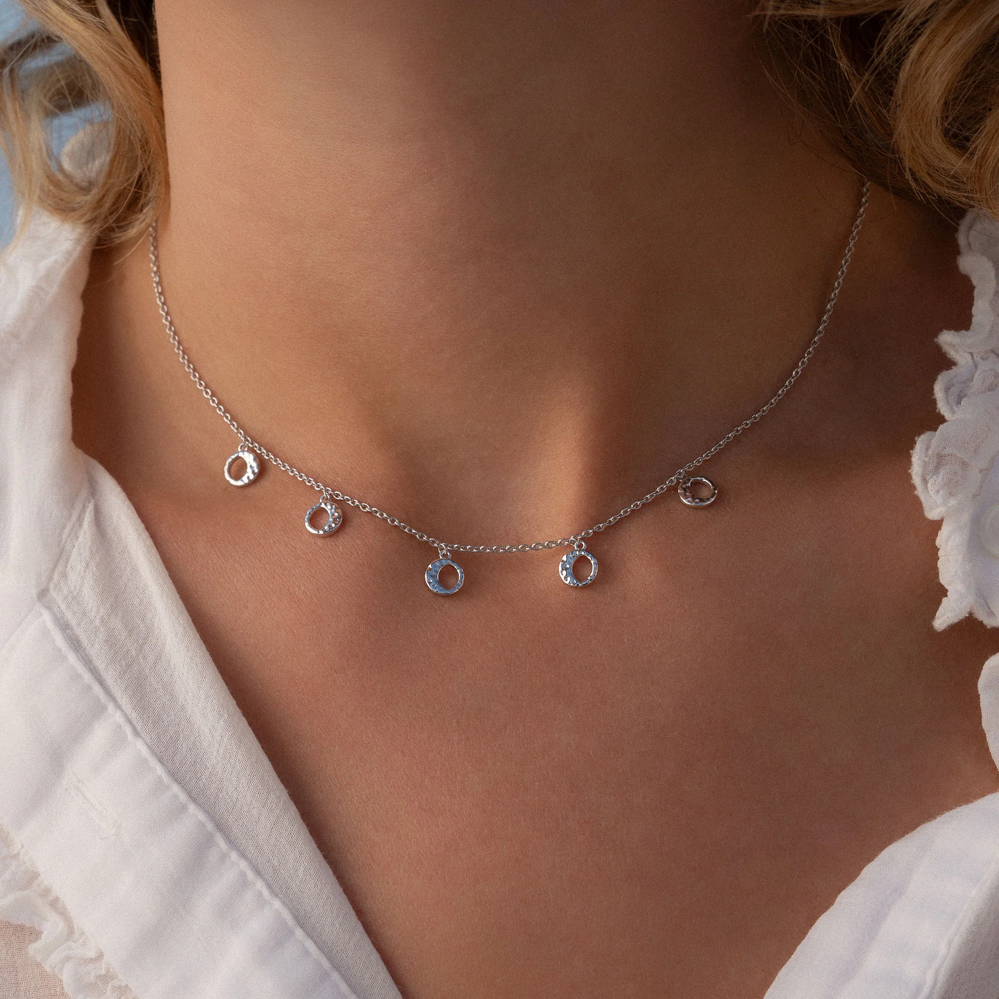 Violet Hamden Luna 925 Sterling Silver Necklace VH340033 - Image 2