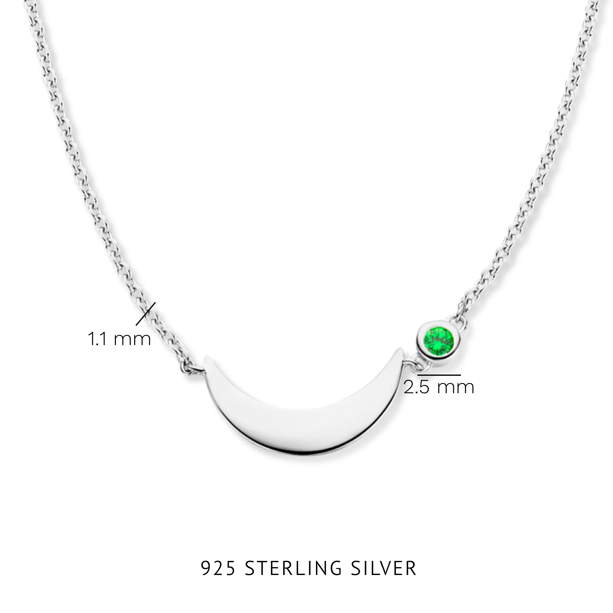 Violet Hamden Luna 925 Sterling Silver Necklace VH340037 - Image 5