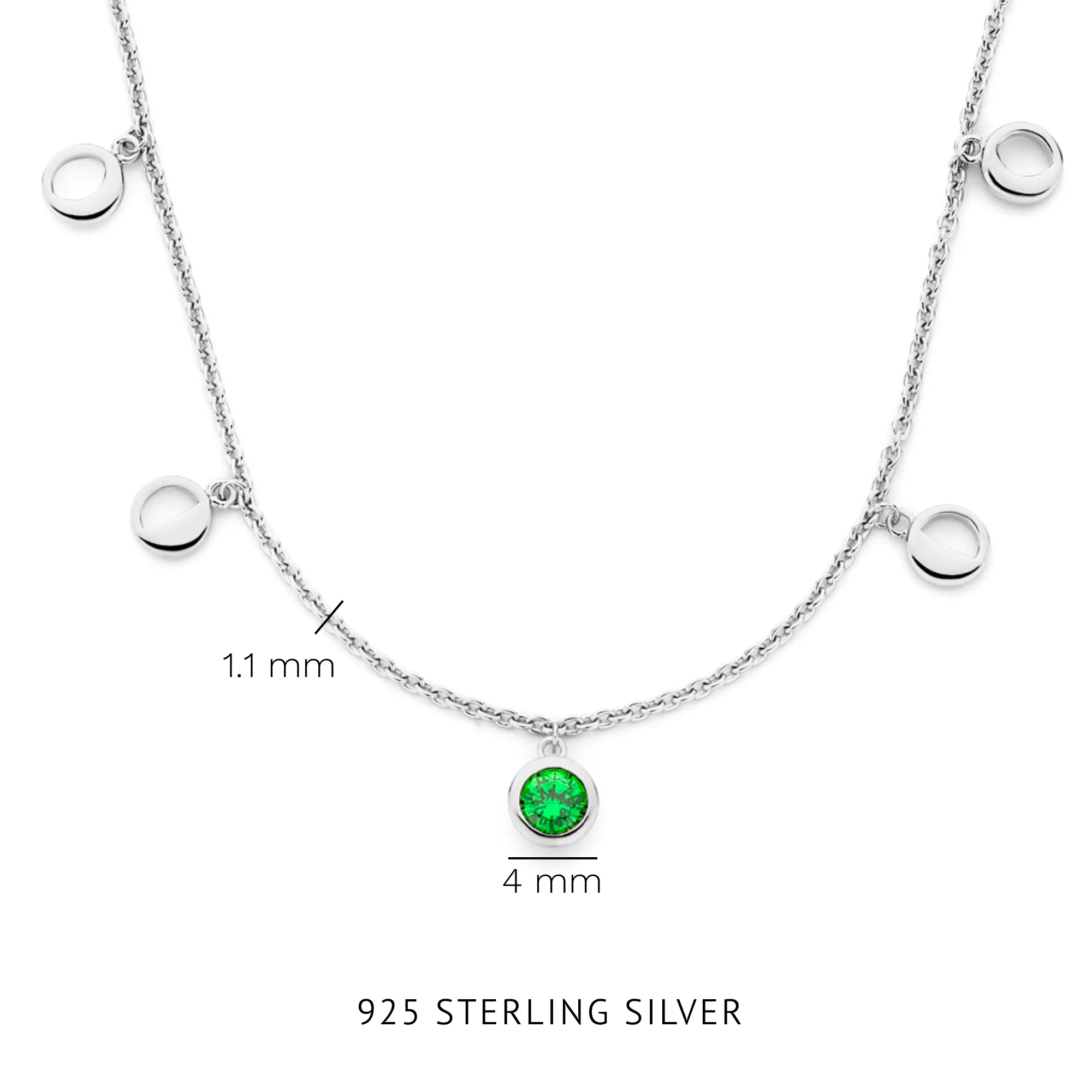 Violet Hamden Luna 925 Sterling Silver Necklace VH340041 - Image 5
