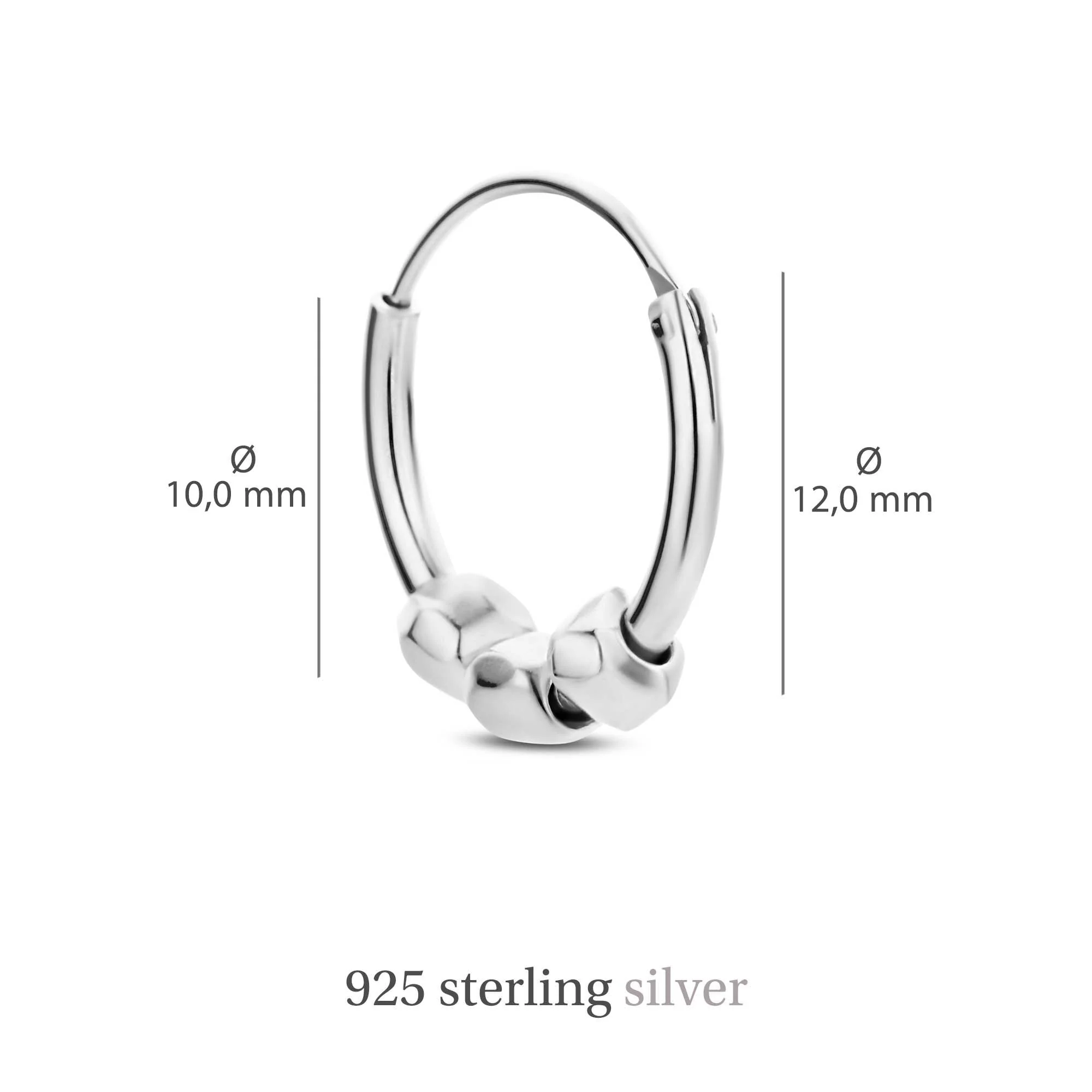 Violet Hamden Sisterhood Feminine 925 sterling Silver Hoop Earrings VH360031 - Image 5