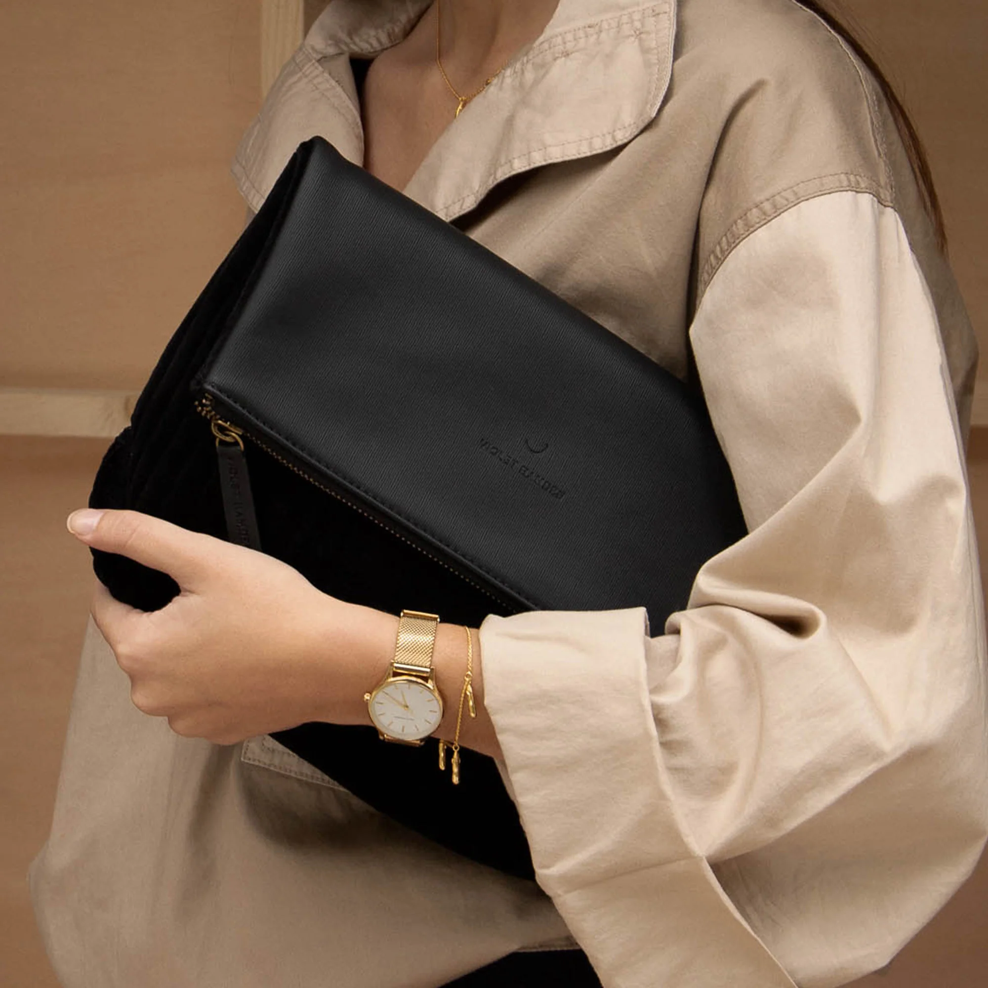 Violet Hamden Essential Bag Zwarte Clutch VH21004 - Image 3