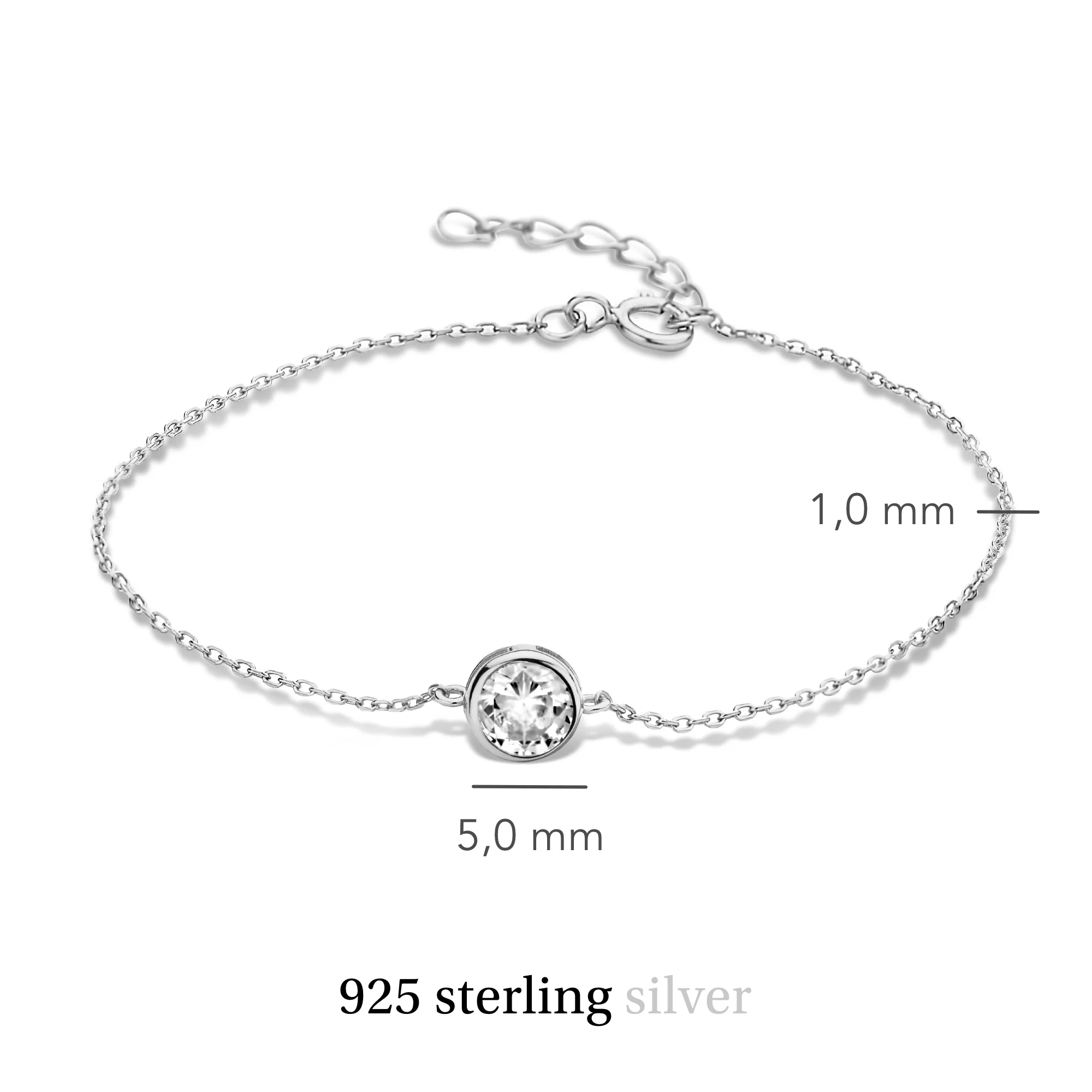 Violet Hamden Venus 925 Sterling Silver BraceletwithBirthstone VH320009-DEC - Image 5