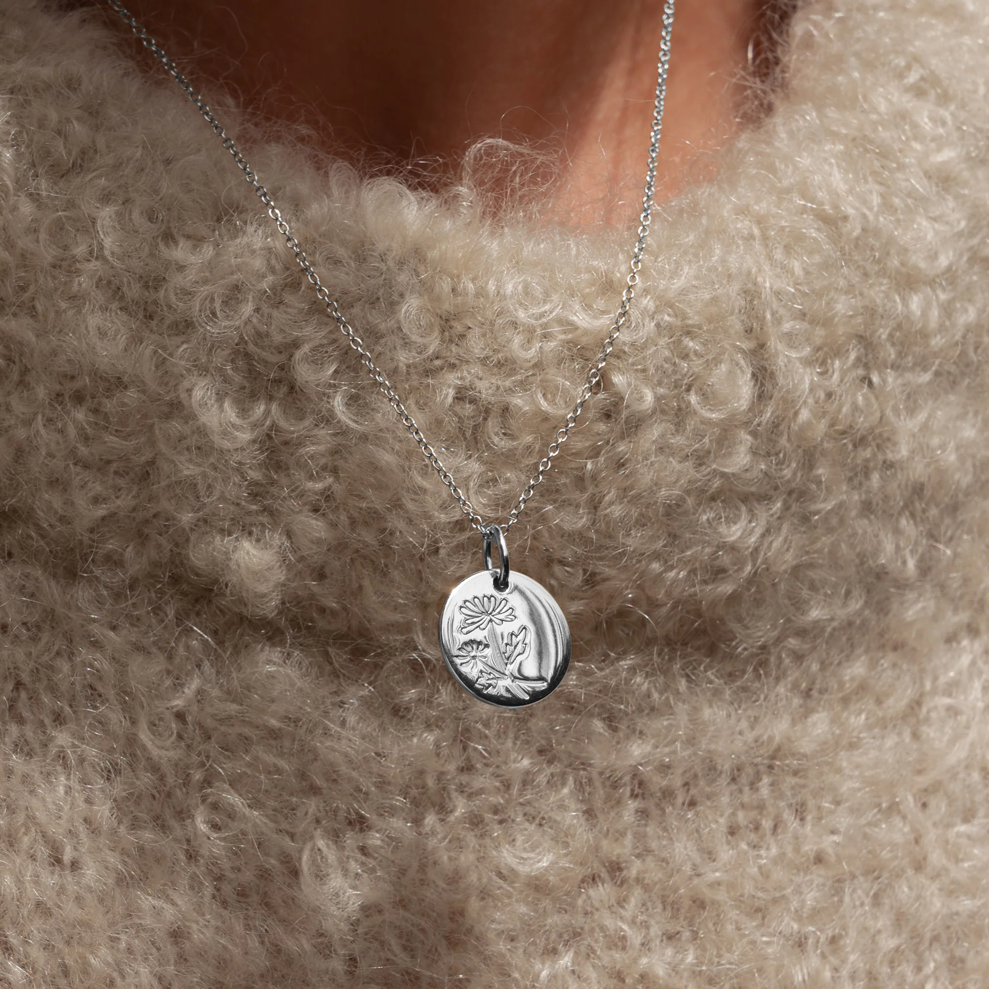 Violet Hamden Venus 925 Sterling Silver Necklace with Birthflower VH340026-JUN - Image 2