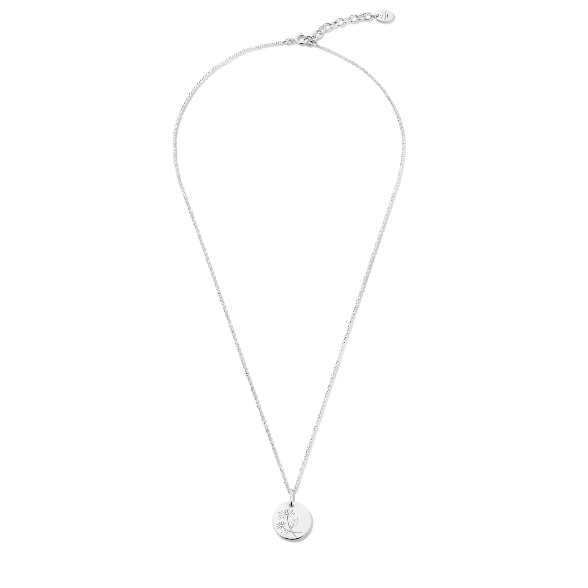 Violet Hamden Venus 925 Sterling Silver Necklace with Birthflower VH340026-JUL - Image 7