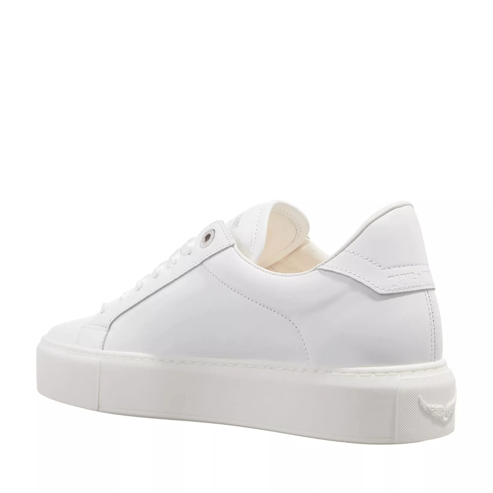 Zadig & Voltaire Witte Leren Sneakers 2001-A0209341_39 - Image 2